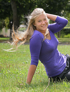 Jaunoji šaulė sunkumų nebijo Jaunoji šaulė sunkumų nebijo