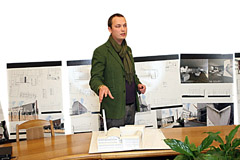 Jaunas architektas pristatė Menų fabriko viziją Jaunas architektas pristatė Menų fabriko viziją