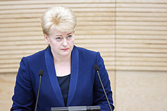 Iš Prezidentės Dalios Grybauskaitės pirmojo metinio pranešimo Iš Prezidentės Dalios Grybauskaitės pirmojo metinio pranešimo