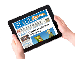 „Šiaulių krašto“ prenumeratoriams — elektroninis laikraštis „Šiaulių krašto“ prenumeratoriams — elektroninis laikraštis
