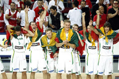 Lietuvos krepšininkai pasaulio čempionate iškovojo bronzos medalius Lietuvos krepšininkai pasaulio čempionate iškovojo bronzos medalius