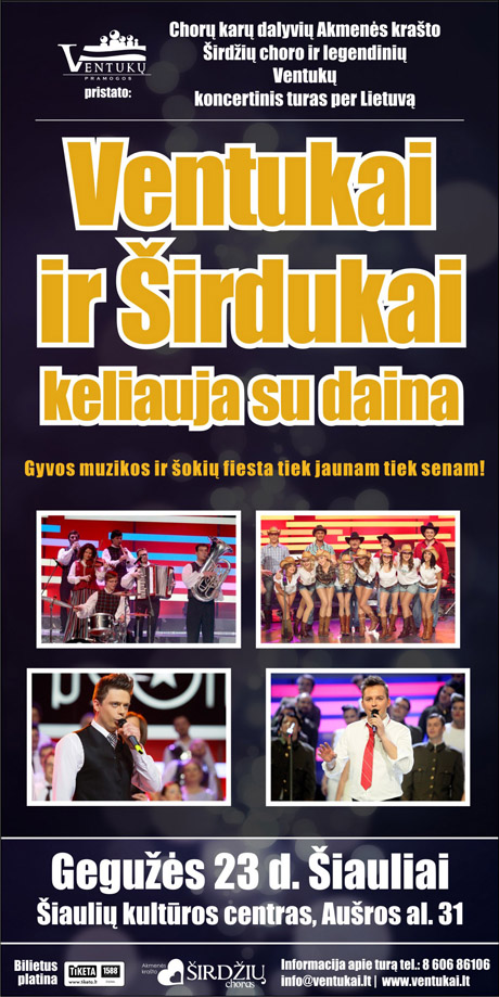 „Ventukai“ atkeliauja su daina „Ventukai“ atkeliauja su daina