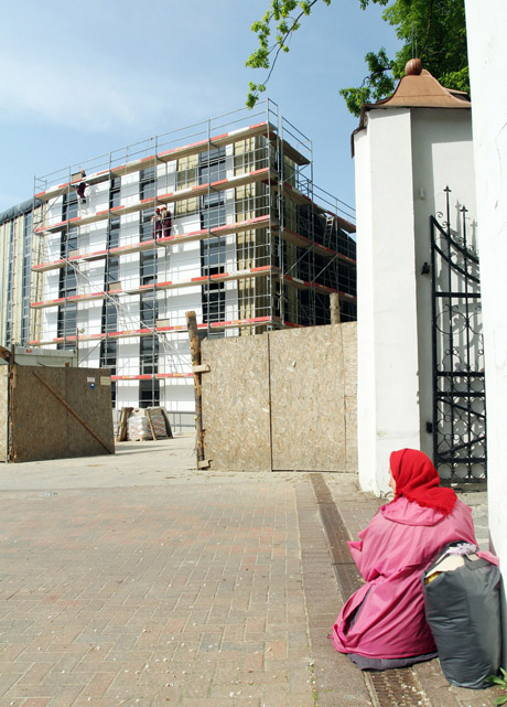 Statybų aikštelė prie Katedros dar užimta Statybų aikštelė prie Katedros dar užimta