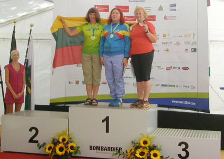 Veteranė iškovojo sidabrą Veteranė iškovojo sidabrą
