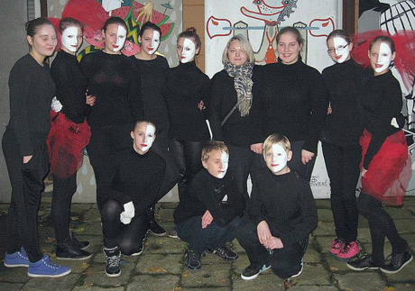 Gataučių jaunieji artistai vaidino Palangoje Gataučių jaunieji artistai vaidino Palangoje