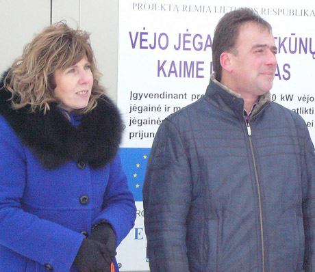 Vėjo jėgainė jau suka sparnus Vėjo jėgainė jau suka sparnus