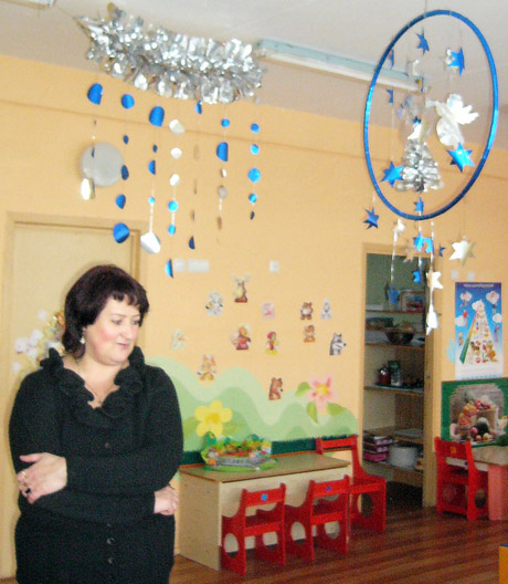 Darželis tapo panašus į žiemos pasaką Darželis tapo panašus į žiemos pasaką