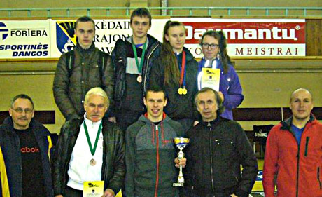 Iš Kėdainių – su penkiais medaliais Iš Kėdainių – su penkiais medaliais