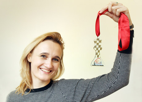 Viktorija Čmilytė įvertinta aukso medaliu Viktorija Čmilytė įvertinta aukso medaliu