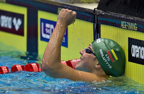Rūta Meilutytė vėl iškovojo istorinį Lietuvai medalį Rūta Meilutytė vėl iškovojo istorinį Lietuvai medalį