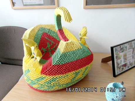 Origamis abiturientui padeda atsipalaiduoti Origamis abiturientui padeda atsipalaiduoti