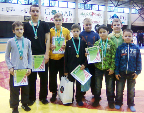 Penki medaliai iškovoti Estijoje Penki medaliai iškovoti Estijoje