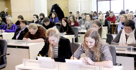 Šiauliečiai pasitikrino lietuvių kalbos žinias Šiauliečiai pasitikrino lietuvių kalbos žinias