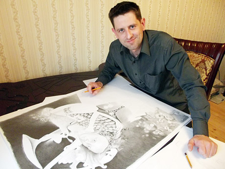 Kelmiškis dailininkas pelnė pripažinimą Kelmiškis dailininkas pelnė pripažinimą