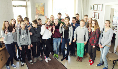 Radviliškio moksleiviai aplankė redakciją