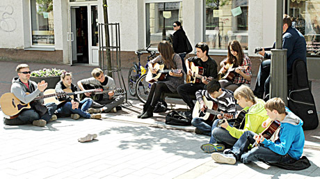 Išeiti į gatves kviečia Gatvės muzikos diena Išeiti į gatves kviečia Gatvės muzikos diena