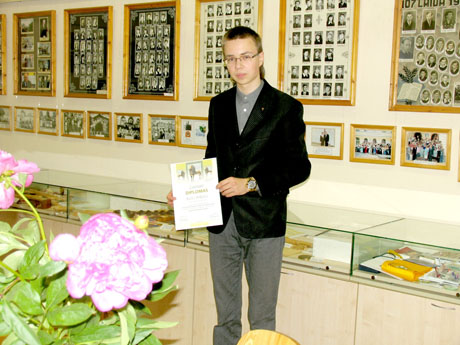 Gimnazistui paskirta Stanislovo Riaubos vardo premija Gimnazistui paskirta Stanislovo Riaubos vardo premija