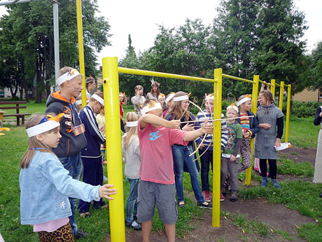 Stovyklauti kvietė mokykla