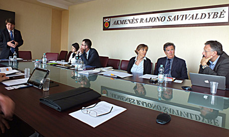 Dėl Ukrainos tarėsi Naujojoje Akmenėje