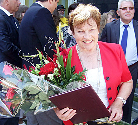 Miesto garbės piliete išrinkta lietuvė iš užjūrio Miesto garbės piliete išrinkta lietuvė iš užjūrio