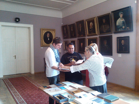 Svečią iš Indijos sudomino V. J. Nistelio palikimas