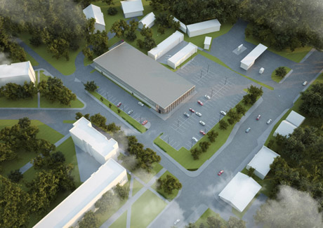 Pristatomas naujo prekybos centro projektinis pasiūlymas