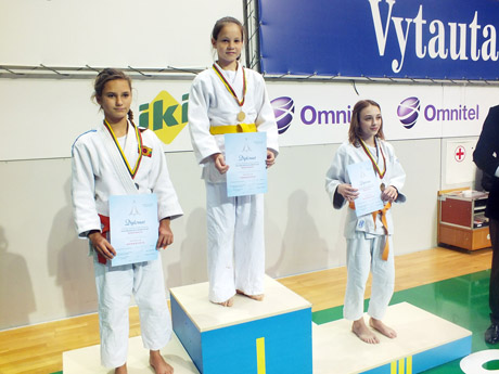 Jaunoji imtynininkė tapo čempione Jaunoji imtynininkė tapo čempione