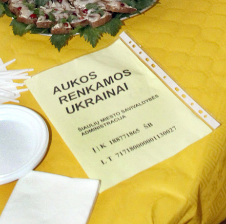 Šiauliečiai ukrainiečius daugiausia remia daiktais