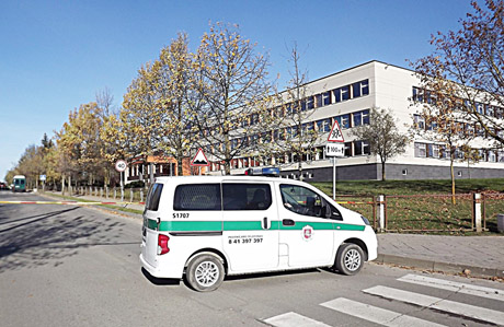 Gimnazija buvo evakuota Gimnazija buvo evakuota