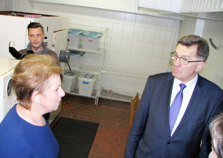 Premjeras dalyvavo ligoninės šventėje