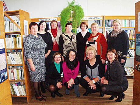 Bibliotekininkės aplankė koleges Juodupėje
