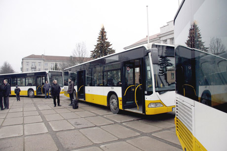 Šiaulių gatvėmis riedės iš latvių pirkti autobusai