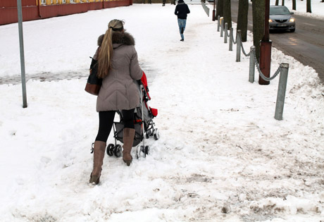 Žiemos grožis virto rūpesčiais