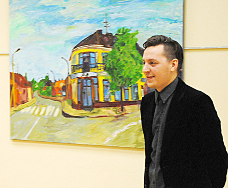 Savivaldybės stipendininkas kūrė Joniškio vaizdus Savivaldybės stipendininkas kūrė Joniškio vaizdus