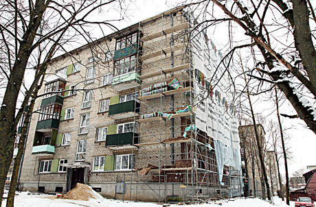 Pajudėjo renovacija pagal Savivaldybės programą