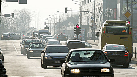 Mies­tas dūs­ta nuo smo­go