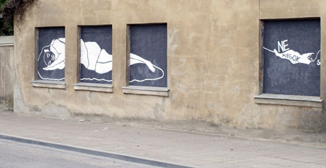 Miestą komentuoja ir meno „diversantai“