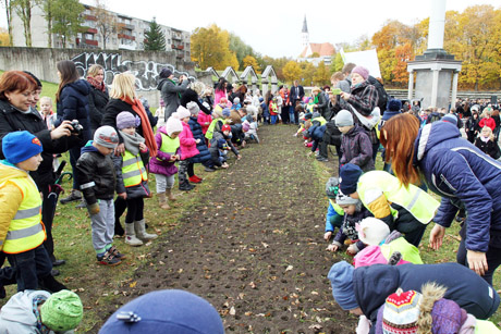 Meras lauks žiedų „pusiau pakvaišusiam“ bėgimui