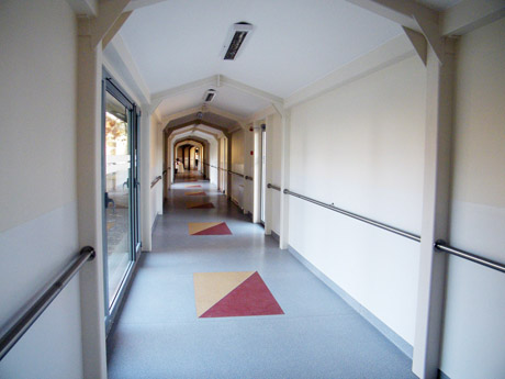 Koridorius sujungė du ligoninės korpusus