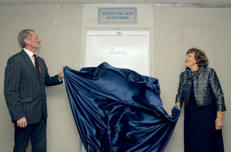 Atidaryta Stasio Žalalio auditorija