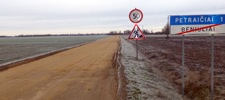 Asfaltas žvejams sujungs mirštančius kaimus