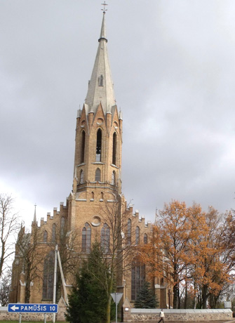 Sužinotas tikras Lygumų bažnyčios aukštis
