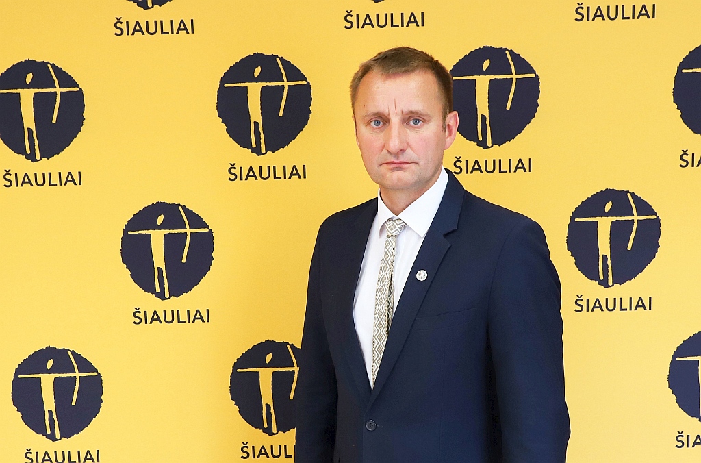 Šiaulių miesto meras Artūras Visockas Šiaulių miesto meras Artūras Visockas