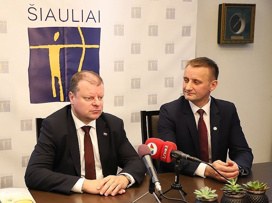 S. Skvernelis ir A. Visockas S. Skvernelis ir A. Visockas