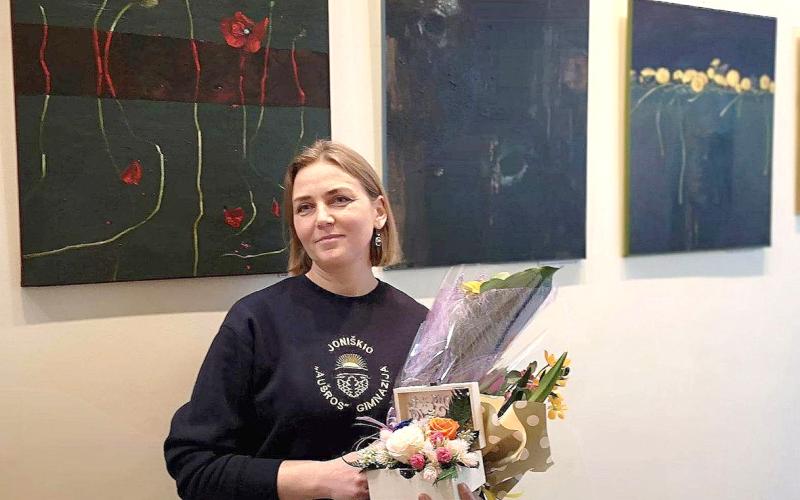 Skjør skjønnhet i lærerens malerier |  Šiauliai-regionen