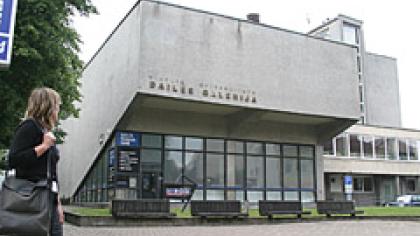 Universiteto galeriją gelbėja ir Vyriausybė