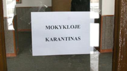 Dėl ligų uždaromos mokyklos