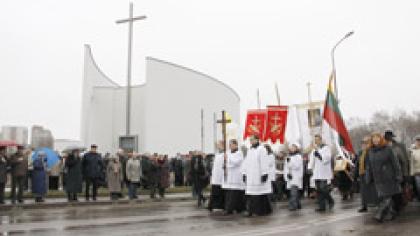 Maldininkams duris atvėrė nauja Šiaulių bažnyčia