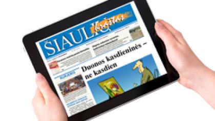 „Šiaulių krašto“ prenumeratoriams —  elektroninis laikraštis