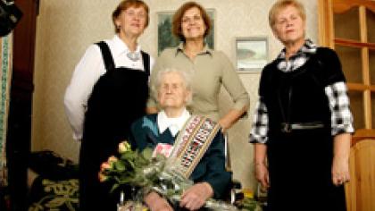 Šimtametės šeimoje klesti gerumas ir darna